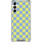 Neon Checkered Galaxy A15 5G Clear Case